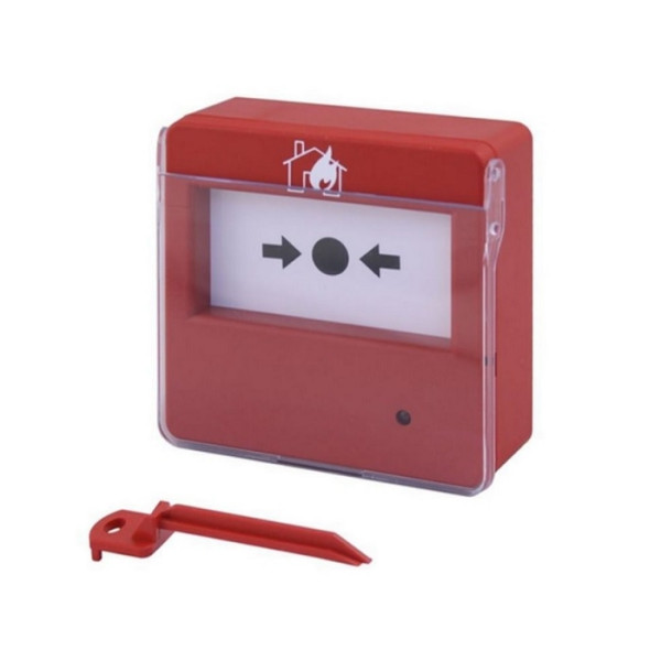 Buton de incendiu rosu, cu LED de stare - FCMCP200CS Buton de incendiu rosu, cu LED de stare - FCMCP200CS