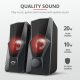 Trust GXT 610 Argus Red LED 2.0 Speaker - gss.ro