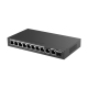 Switch 8 porturi PoE, 1 port RJ45, 1 port SFP, Gigabit, Cloud Management - Ruijie RG-ES210GS-P Switch 8 porturi PoE, 1 port RJ45, 1 port SFP, Gigabit, Cloud Management - Ruijie RG-ES210GS-P