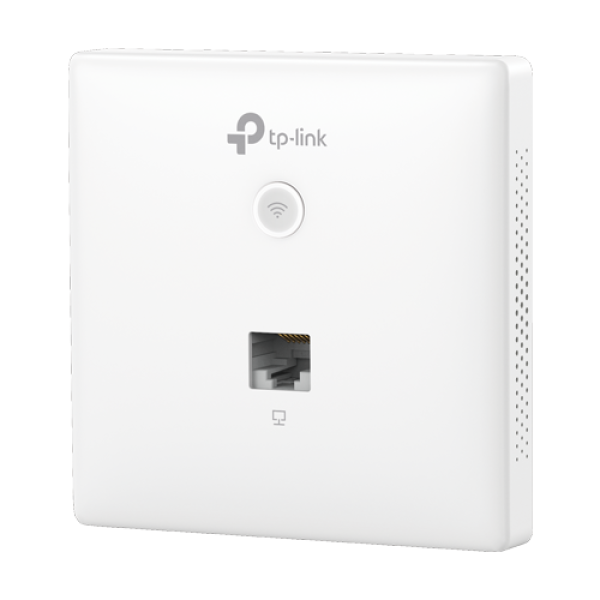 Access Point Wi-Fi 4, 2.4 GHz, 300 Mbps, 2 x 1.8 dBi, 2 x RJ45 10/100 Mbps, PoE - TP-Link Omada EAP115-Wall Access Point Wi-Fi 4, 2.4 GHz, 300 Mbps, 2 x 1.8 dBi, 2 x RJ45 10/100 Mbps, PoE - TP-Link Omada EAP115-Wall
