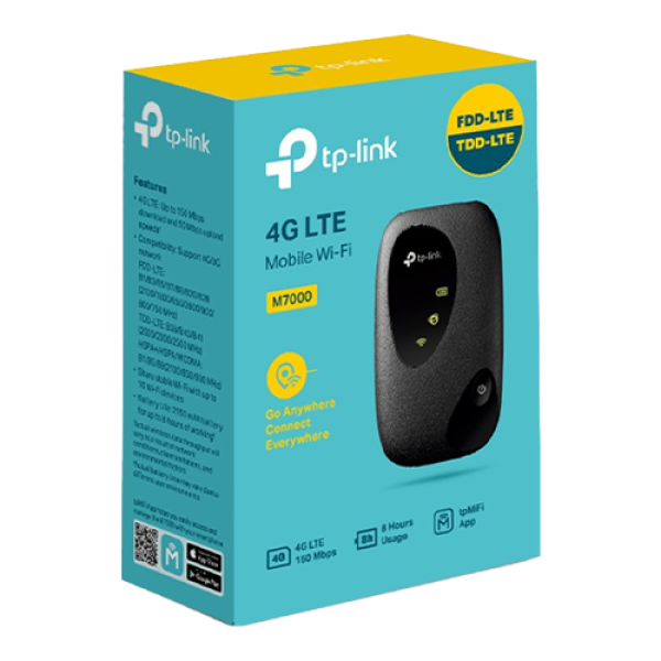 Router portabil Wi-Fi 4G LTE TP-Link M7000 slot SIM - TP-LINK M7000 Router portabil Wi-Fi 4G LTE TP-Link M7000 slot SIM - TP-LINK M7000