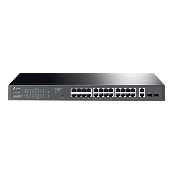 Switch 24 porturi PoE+ Gigabit, 2 porturi RJ45 Gigabit, 2 x SFP Gigabit, Managed - TP-Link TL-SG1428PE Switch 24 porturi PoE+ Gigabit, 2 porturi RJ45 Gigabit, 2 x SFP Gigabit, Managed - TP-Link TL-SG1428PE