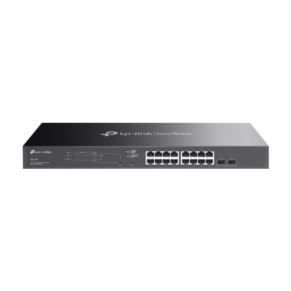 Switch 16 porturi RJ45 Gigabit PoE, 2 x SFP Gigabit, Buget PoE 150W, Management - TP-Link Omada SG2218P Switch 16 porturi RJ45 Gigabit PoE, 2 x SFP Gigabit, Buget PoE 150W, Management - TP-Link Omada SG2218P
