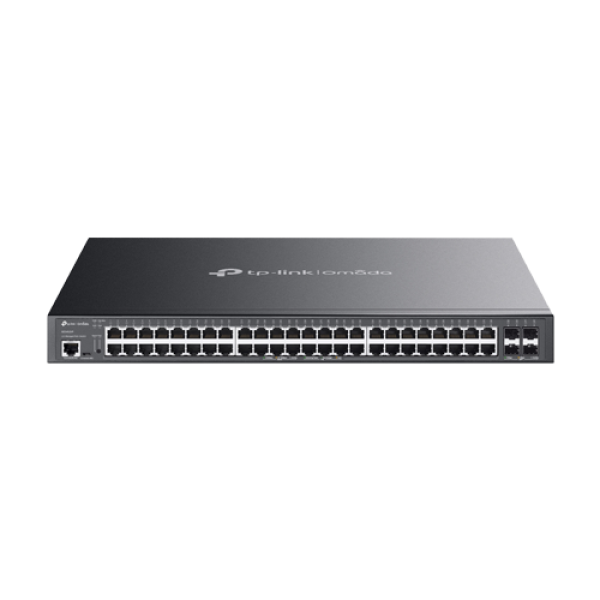 Switch 48 porturi PoE RJ45 Gigabit, 4 x SFP+ 10G, Buget PoE 500W, L2 Management, 1U - TP-Link Omada SG3452XP