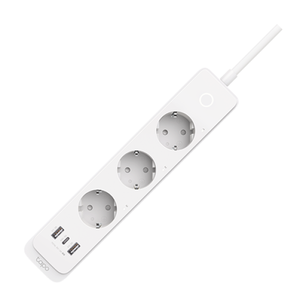 Prelungitor Wi-Fi Smart, 3 prize, 1 x USB-C, 2 x USB-A - TP-Link Tapo TapoP300