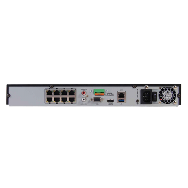 NVR 8 CANALE MAX 12MP 8XPOE - gss.ro