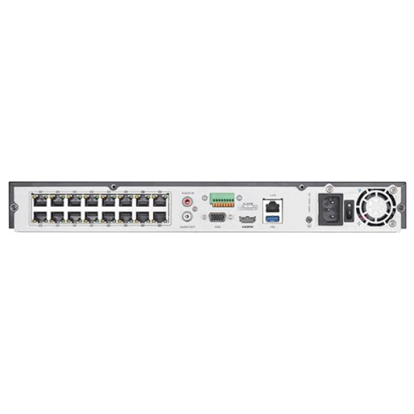 NVR 4K AcuSense 16 canale 12MP, 16 porturi PoE - HIKVISION DS-7616NXI-I2-16P-S - gss.ro