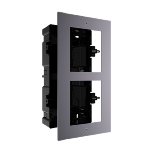 Rama montaj ingropat, 2 module, pentru Interfon modular - HIKVISION DS-KD-ACF2
