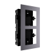 Rama montaj ingropat, 2 module, pentru Interfon modular - HIKVISION DS-KD-ACF2 - gss.ro