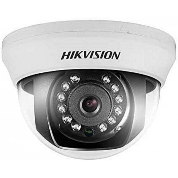  Camera de supraveghere Turbo HD Dome, 5MP, IR 20m, 2.8mm, Hikvision DS-2CE56H0T-IRMMFC